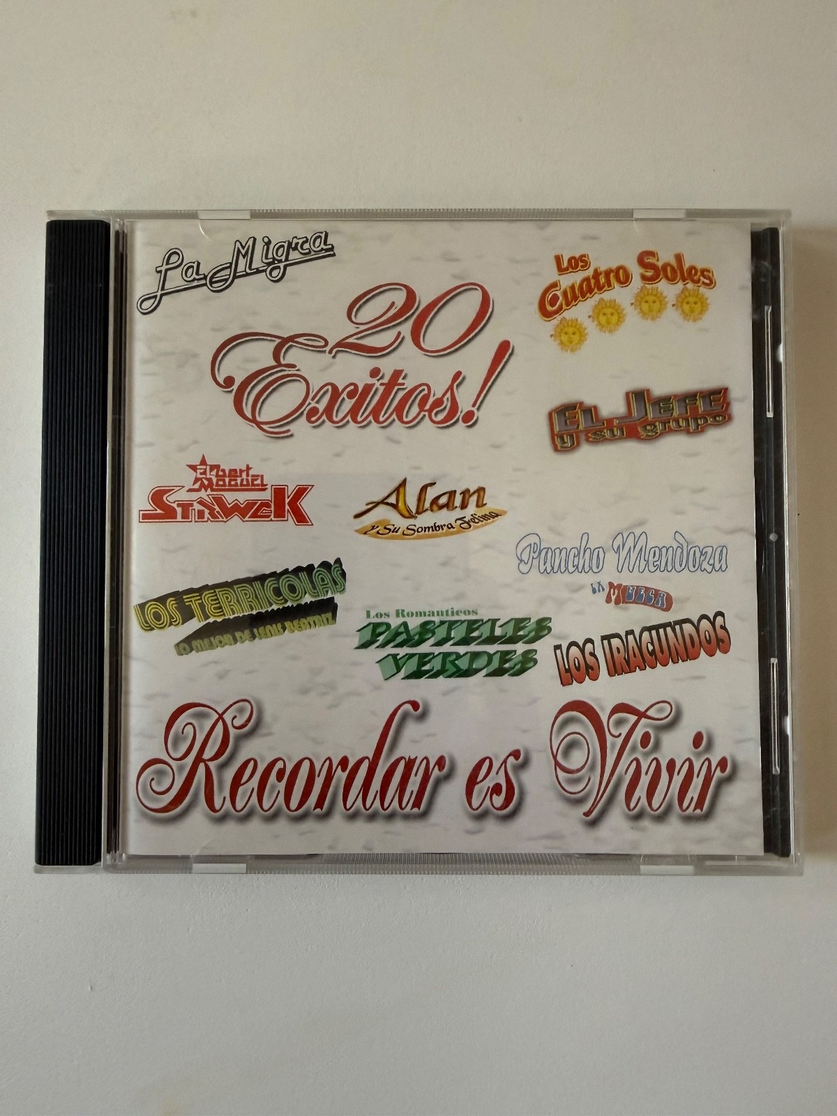 Recordar Es Vivir 20 Exitos CD Jefe Y Su Grupo Pasteles Verdes Iracundos Migra