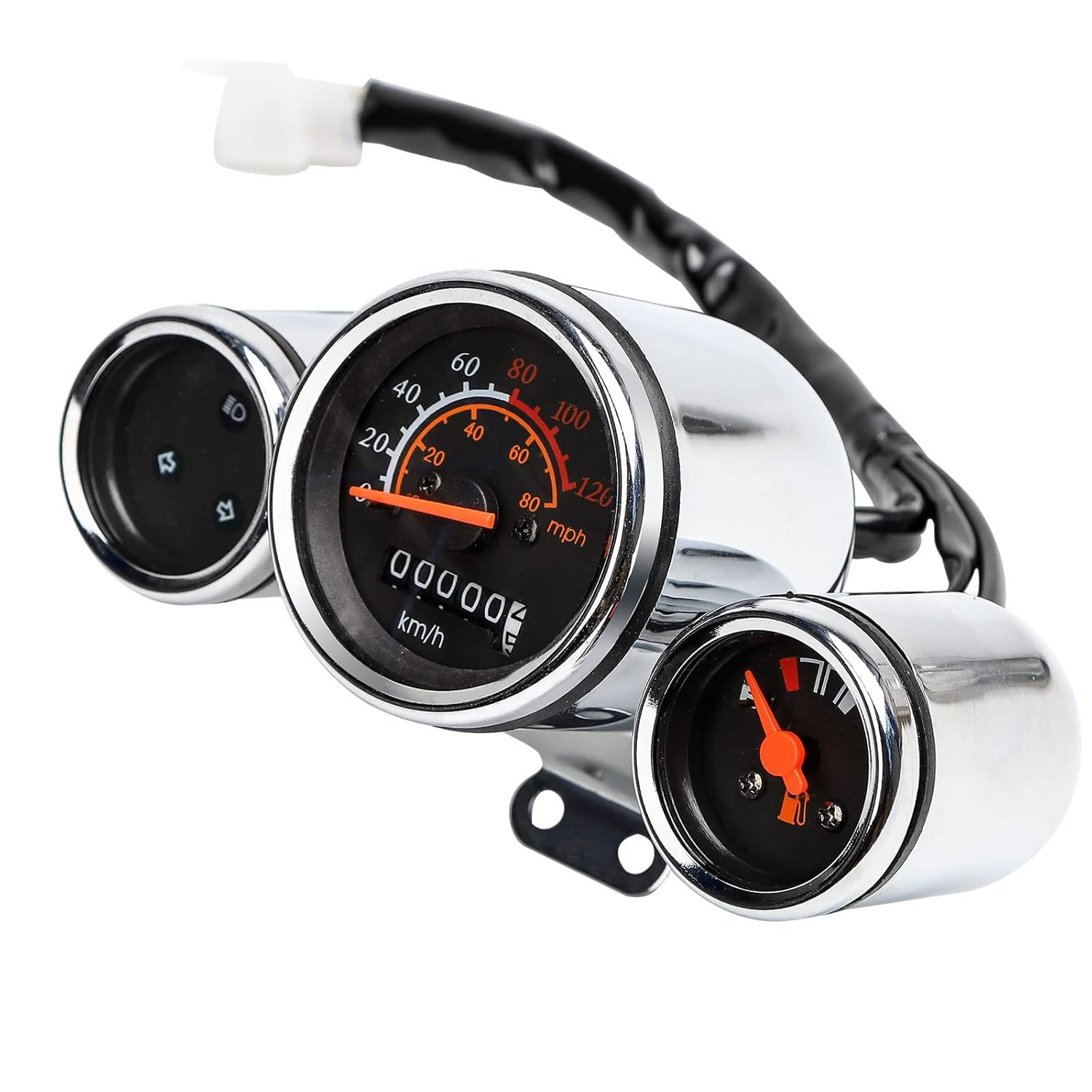 Motorcycle Gas Gauge Speedometer Odometer Tachometer for Chinese 50cc 90cc 125cc