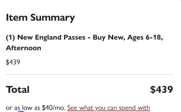 new england ski pass