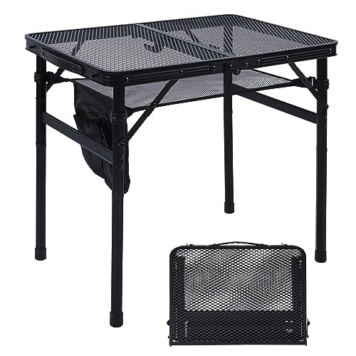 Camping Table Portable Folding Grill Table, Lightweight Height 2x1.3 FT