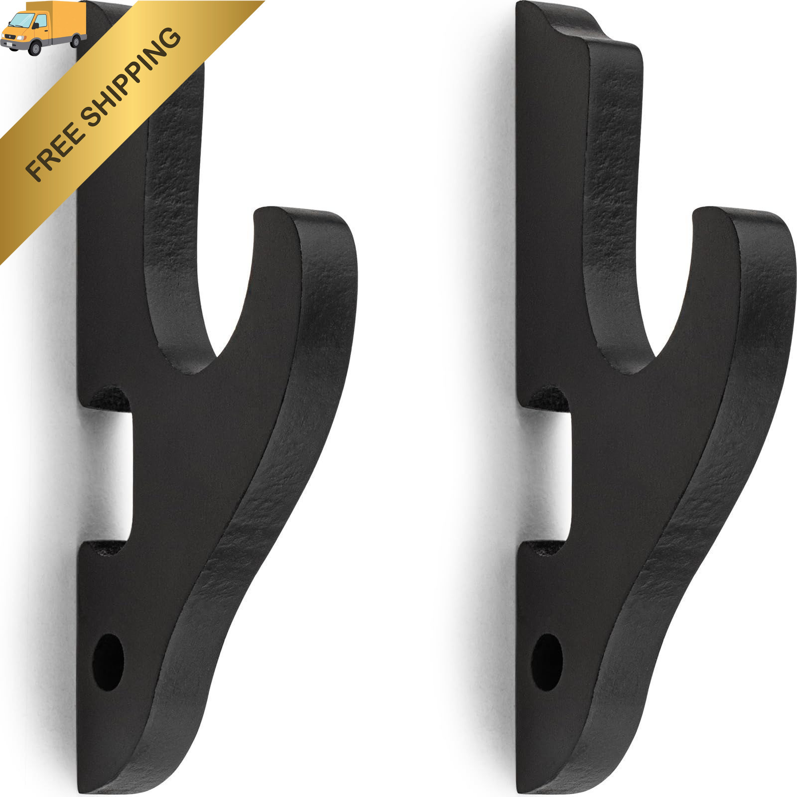 Ekkhysis Sword Holder Wall Mount 1-Tier Hook Katana Adjustable Black 