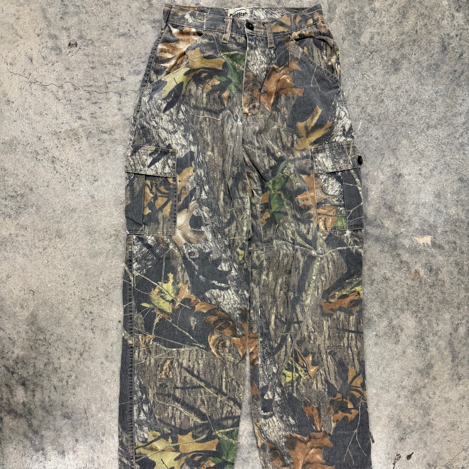 Mossy Oak FieldStaff Men's Multi Camo Cargo Pants Size S/P Hunting Outdoors