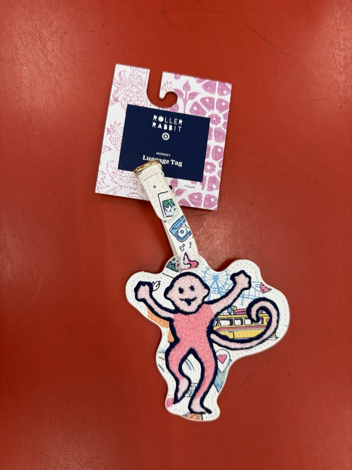 Roller Rabbit Target Monkey Road Trip Luggage Tag Ships Today