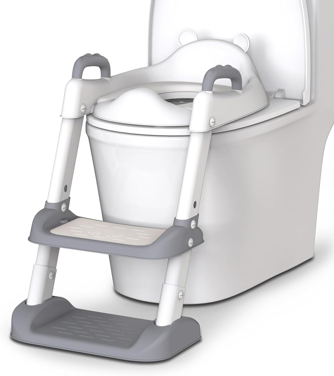 Potty Training Seat with Step Stool Ladder for Toddlers, Adjustable Kids Toilet 
