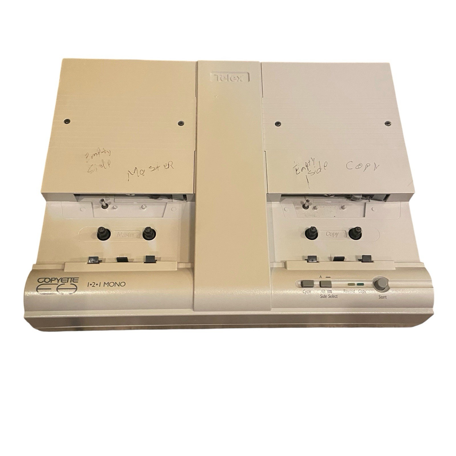 Telex Copyette 1-2-1 Mono High-Speed Cassette Tape Duplicating Machine 300350000