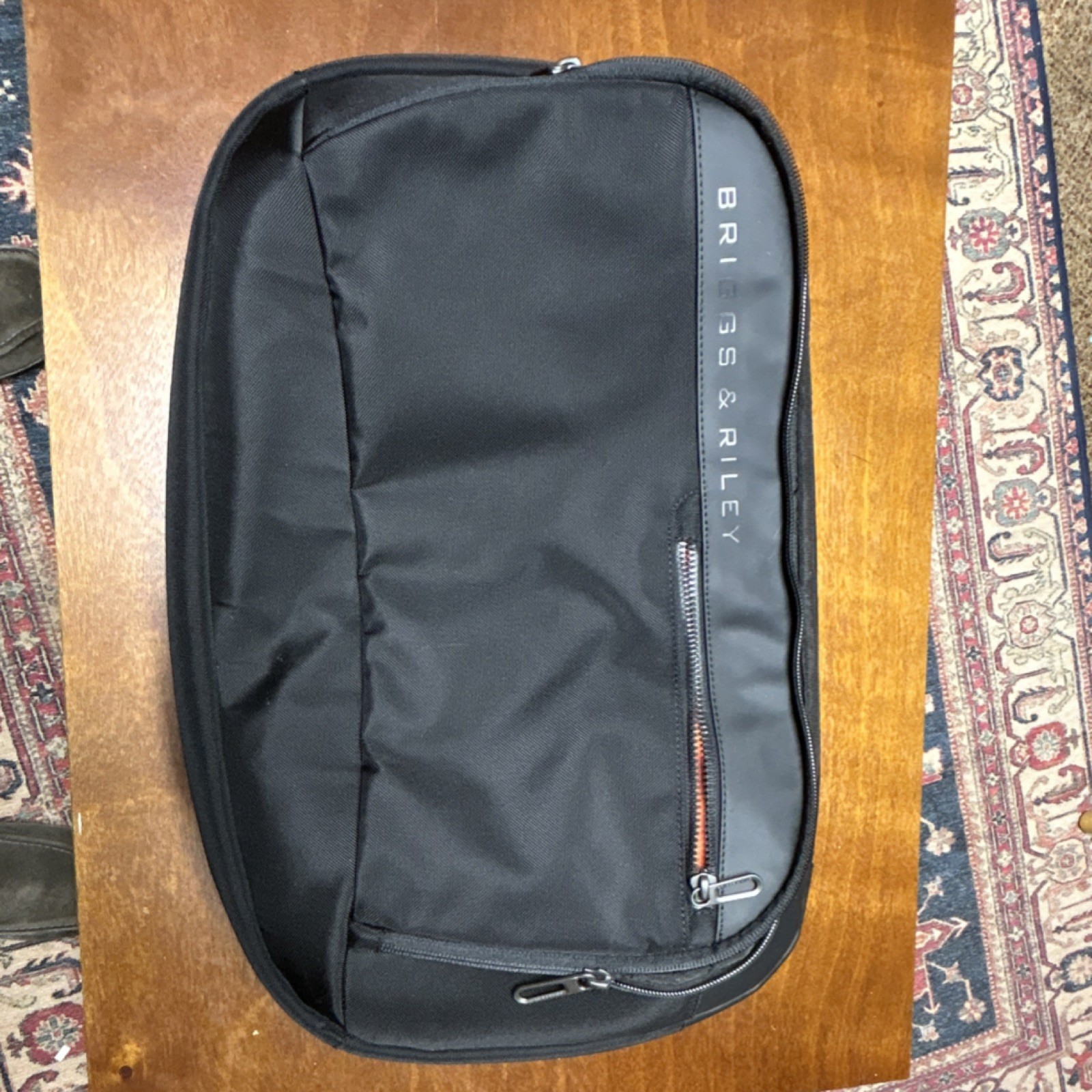 Briggs & Riley Black Backpack ZXP127-4 Laptop Compartment Expandable Unisex