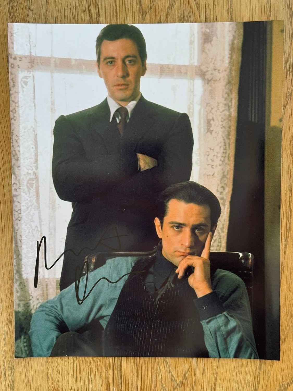 Genuine Autograph Robert De Niro 20x25cm