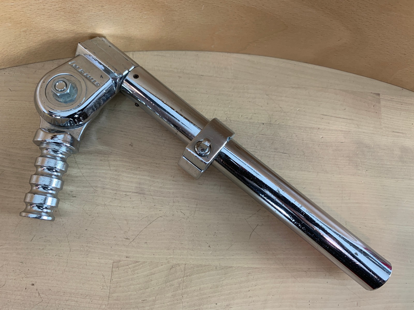 LUDWIG Modular Rack Tom L-Arm Holder Mount Part 1" 80s 90s Long Version USA Vtg