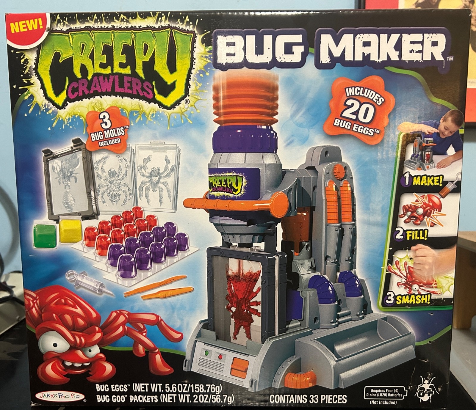 Creepy Crawlers Bug Maker Jakks Pacific 2011 - New/Sealed