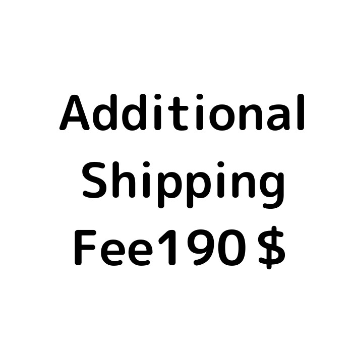Additional Shipping Fee 190USD
