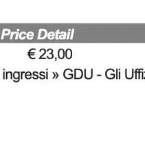 Florence Uffizi Museum Entrance Tickets - 2 Tickets for December 23, 2025