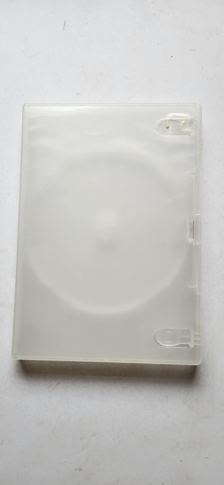 USED 14mm CLEAR Single 1-Disc DVD Premium Case CD Games w/ Outer Plastic Sleeve