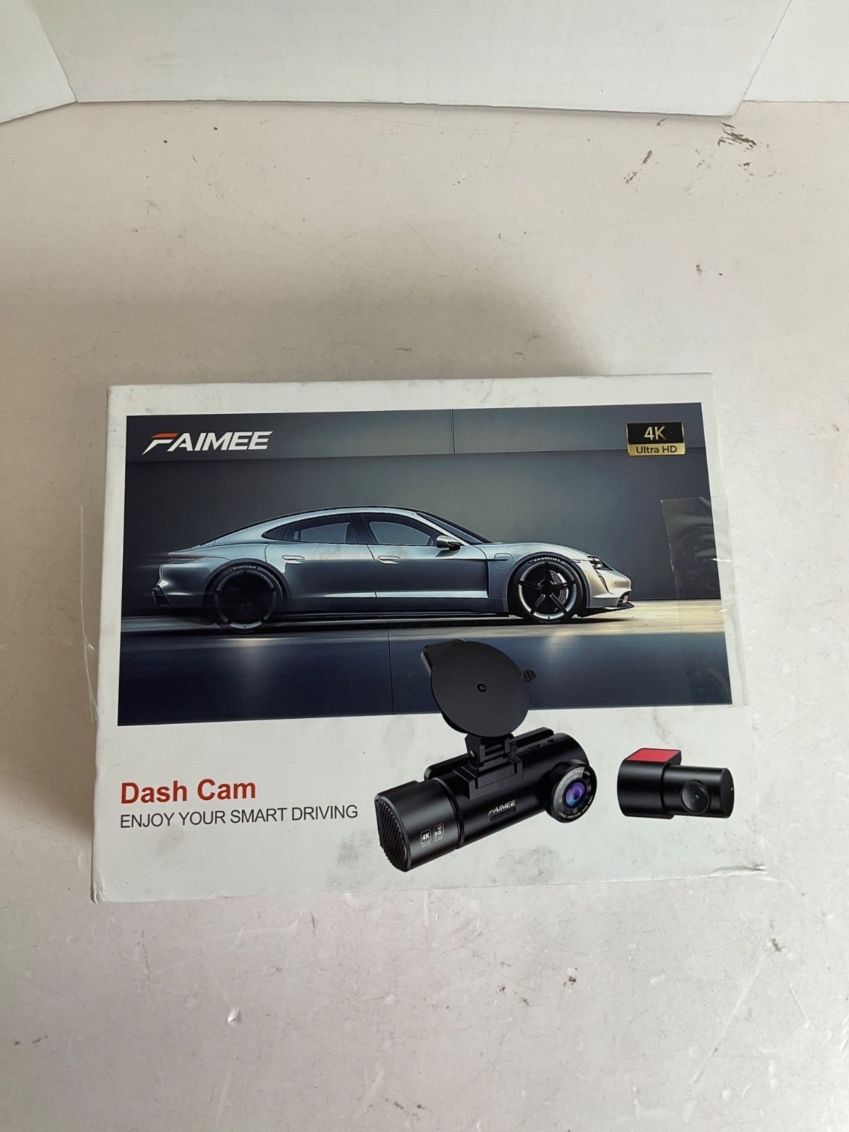 FAIMEE 4K Dual Dash Cam GPS 5.8G WiFi Ultra HD Car Camera Used Excellent