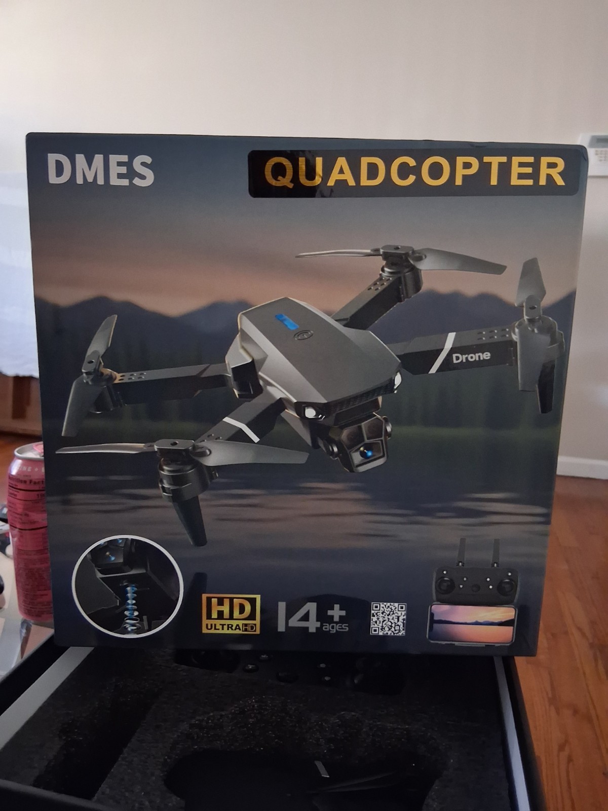 DMES Quadcopter Ready to Fly Drone with HD Camera and Remote Control