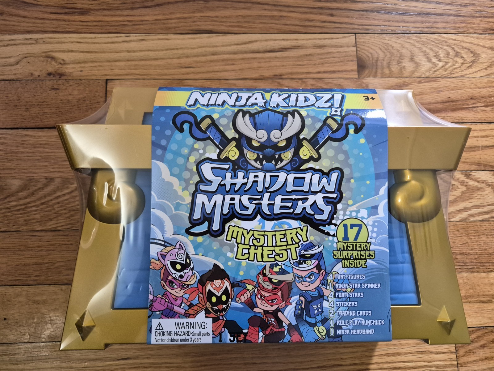 Ninja Kidz Shadow Masters Mystery Large Chest 17 Suprises Brand New Sealed