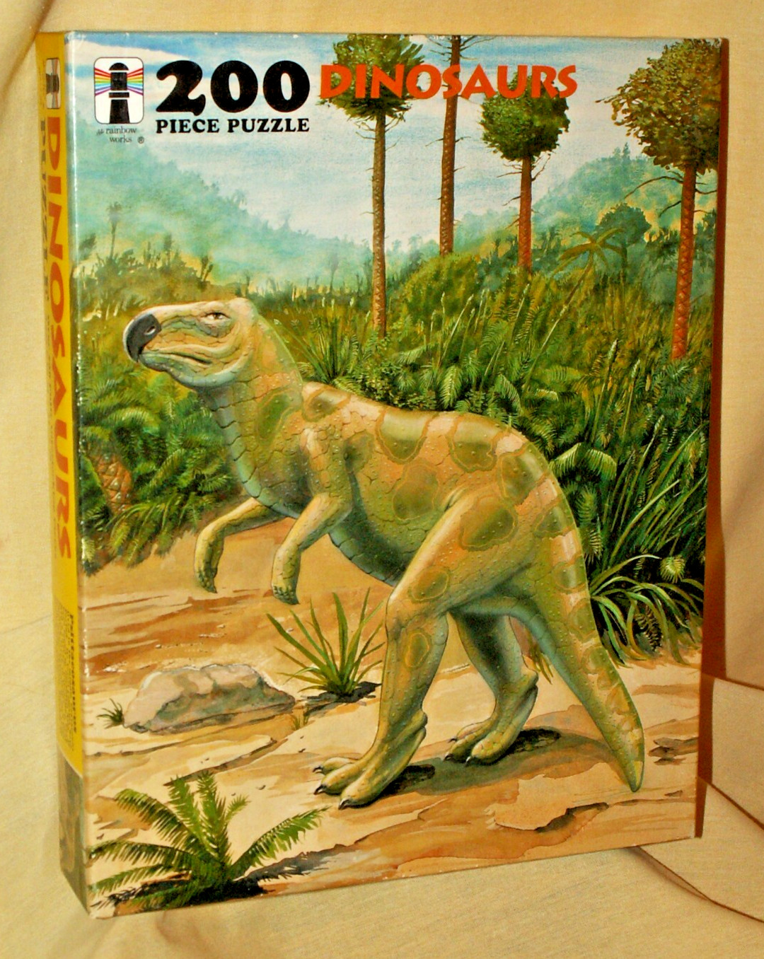 Dinosaur Puzzle Psittacosaurus Rainbow Works Sealed 1993 200 Pc 75914-02