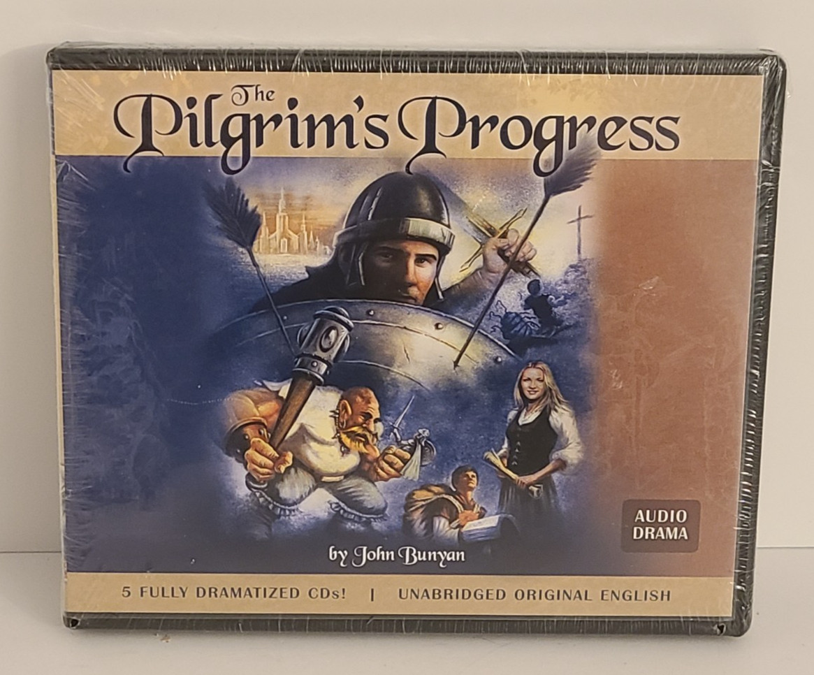 The Pilgrim’s Progress John Bunyan Unabridged Audiobook 5CD Set SEALED NEW