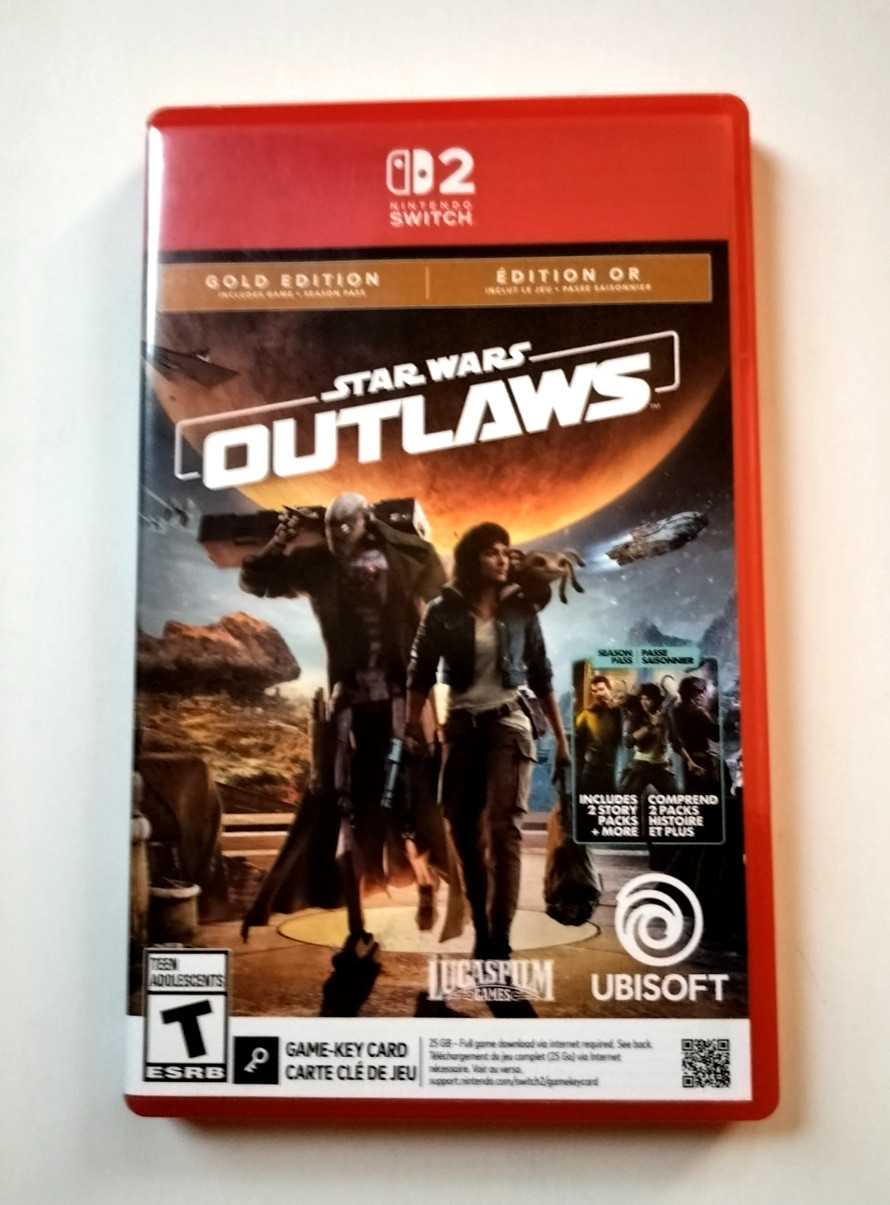 Authentic OEM Box Case Replacement Nintendo Switch 2 for Star Wars Outlaws SW2