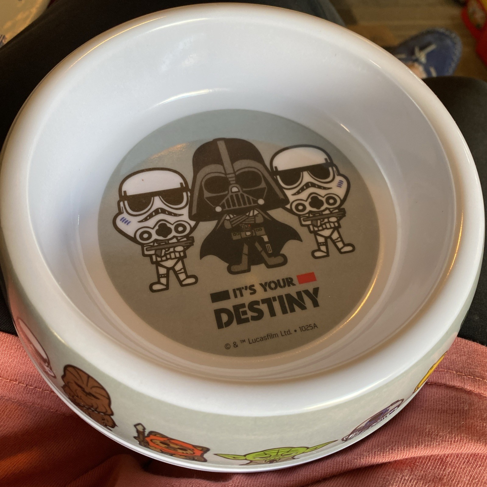 1  Disney Star Wars Pet Bowls Melamine Darth Vader Chewbacca Yoda Ewok