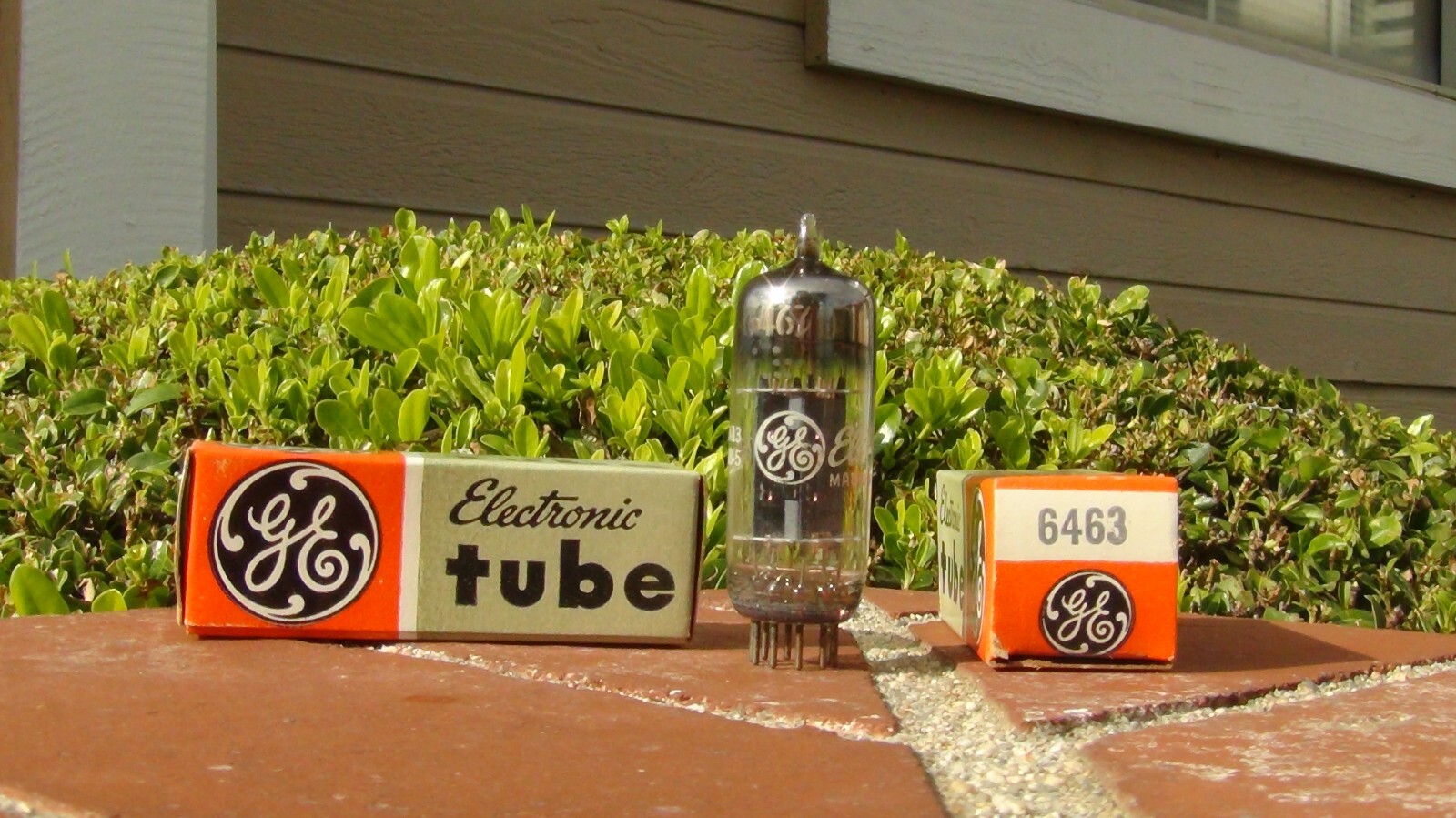 6463 x2 NOS/NIB GE Twin Triode Tubes-Factory Fresh-1959-Tested-Free Ship in US
