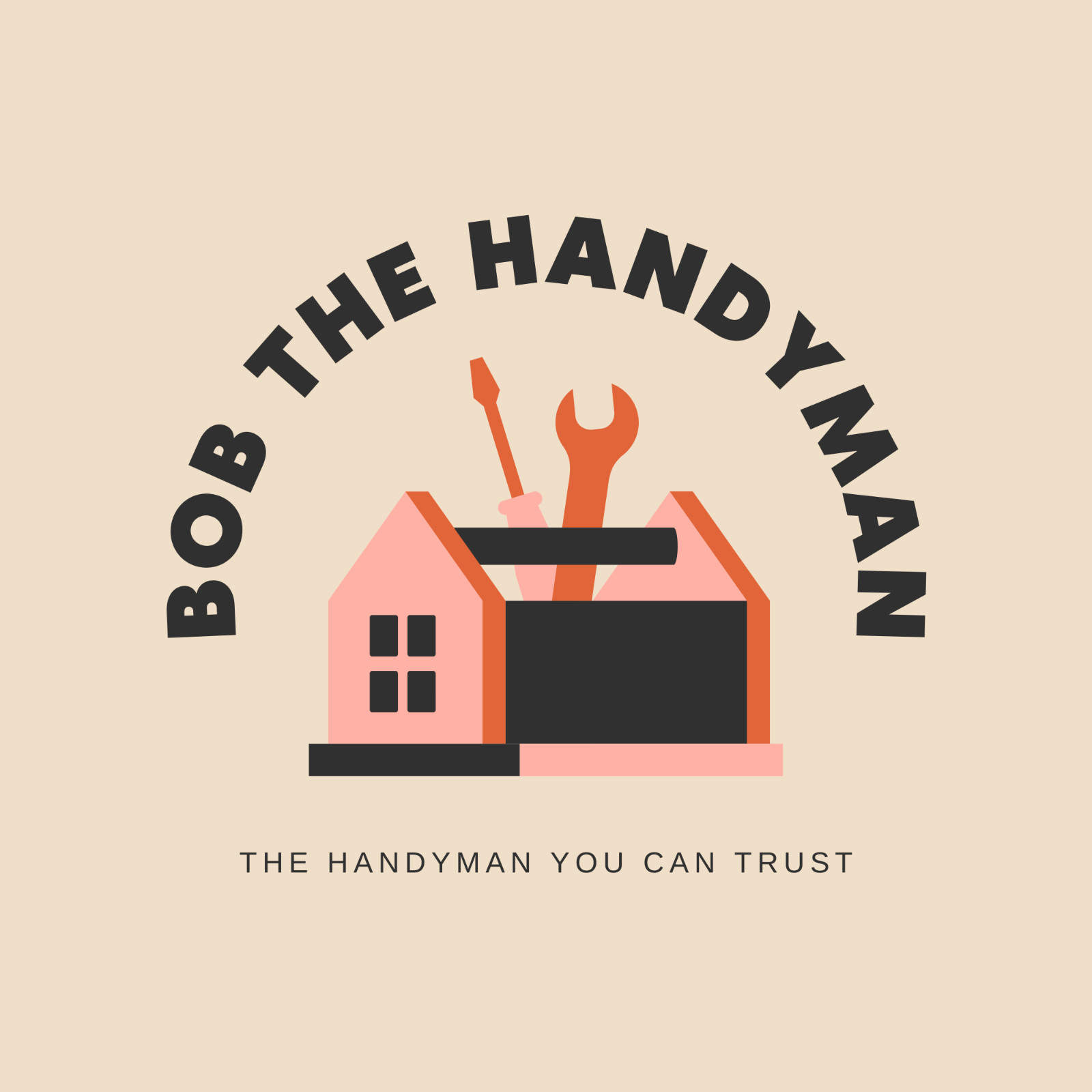 Custom Handyman Logo, Home Repair Logo, Best Handyman Logo