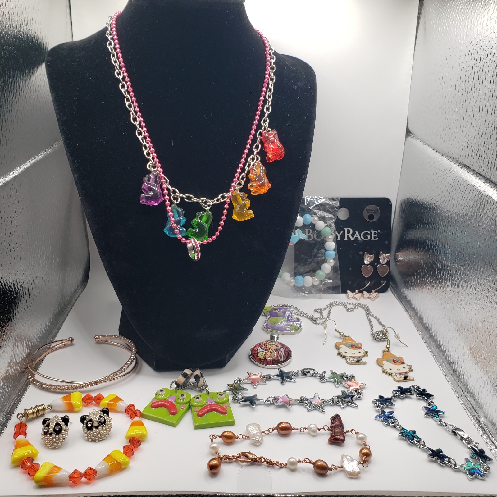 16Pcs - Girl's Children Jewelry Necklaces Bracelets Earrings (some NOC) Whimsy