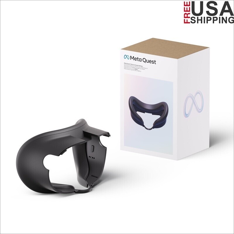 Silicone Facial Interface VR Headset Comfortable Sweatproof Light Blocking Fit