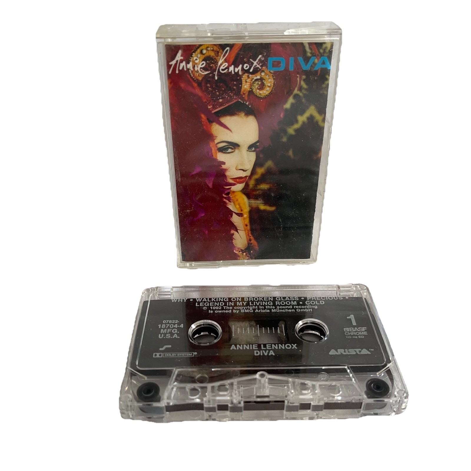 Annie Lennox – Diva Cassette Tape Album Arista – 07822 18704-4 1992 EX Cond
