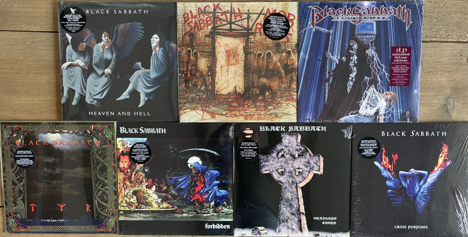 Black Sabbath : Dio & Tony Martin Années Vinyle Collection/Collection 7