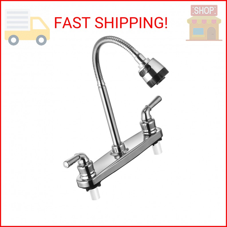 RV Kitchen Faucet Non-Metallic, Flexible Spout for Campers, Motorhomes, Travel T
