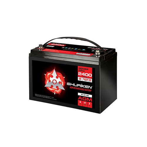 Shuriken SK-BT120 12V High Performance AGM Power Cell Battery for Systems Up To