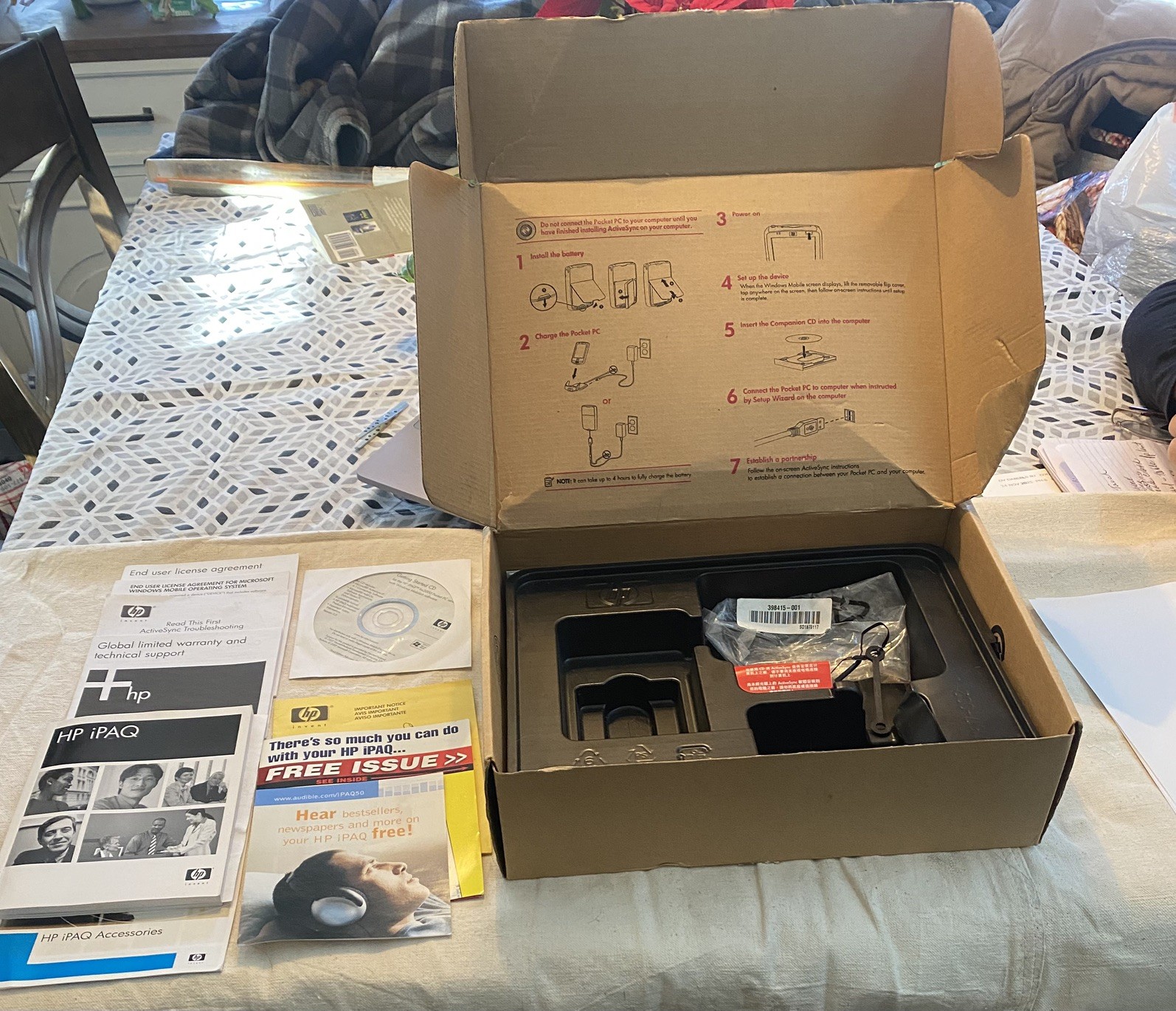 HP iPAQ Pocket PC HX2400 HX2490B WM 5.0 520MHz English OS - Grade A (FA675B#ABU)