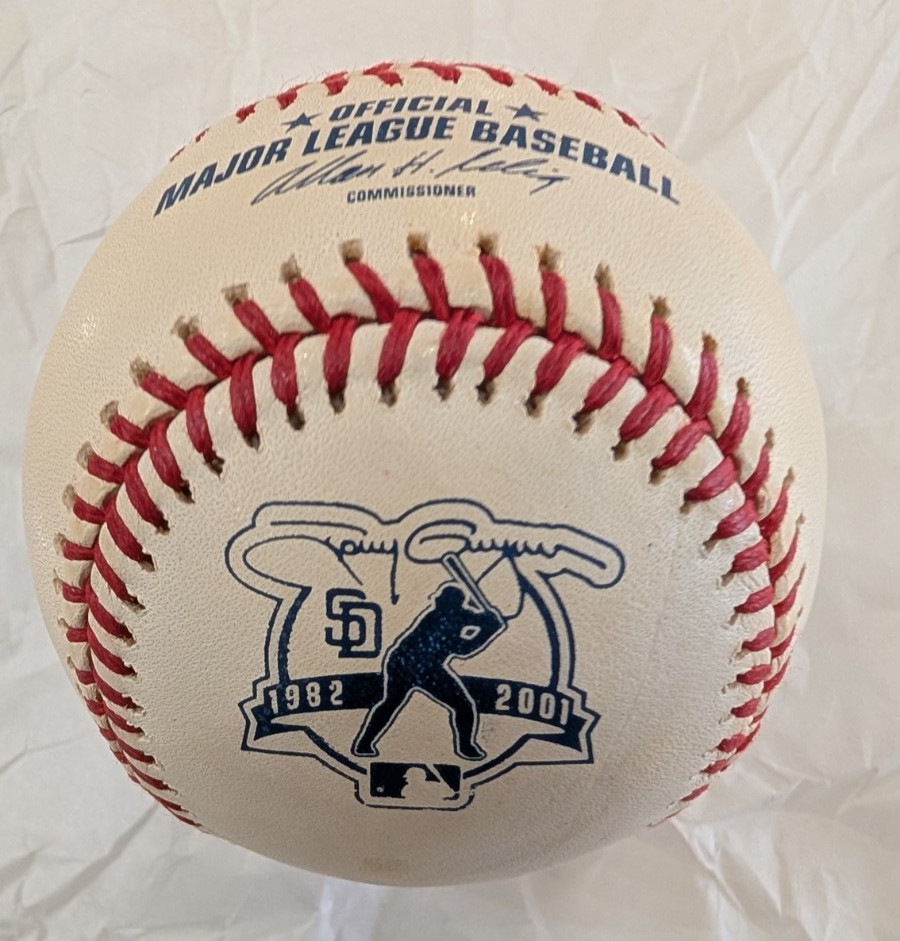 TONY GWYNN Final Game Rawlings Official Baseball SAN DIEGO PADRES With Box - FL7