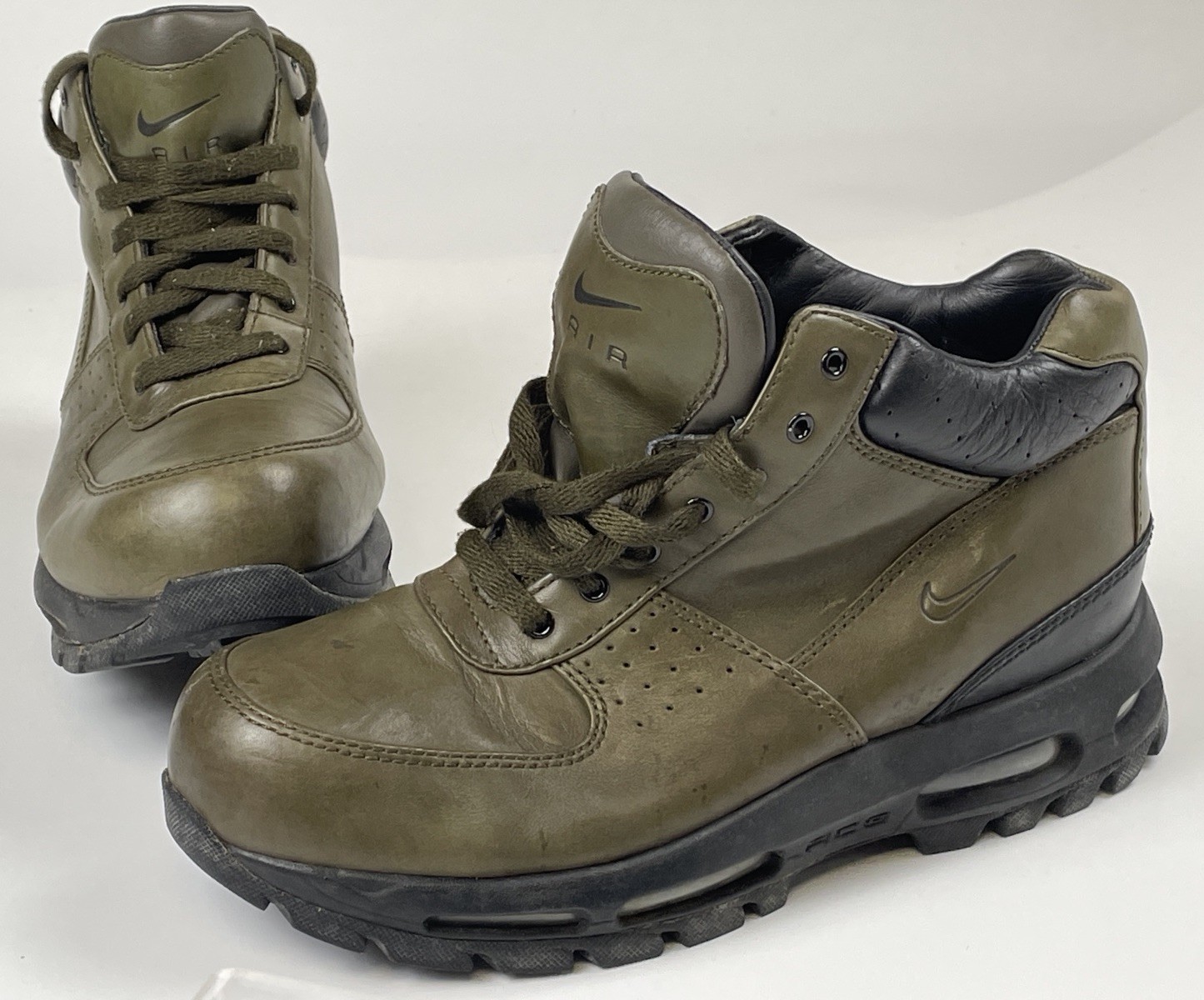 Nike Air Max Goadome Boots Olive Canvas Green 865031-300 Men's SZ 9