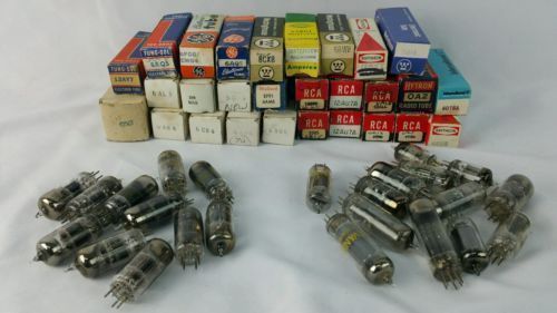 Vintage Radio TV Electron Vacuum Tube 7A7 6AQ7GT 7AU7 12BF6