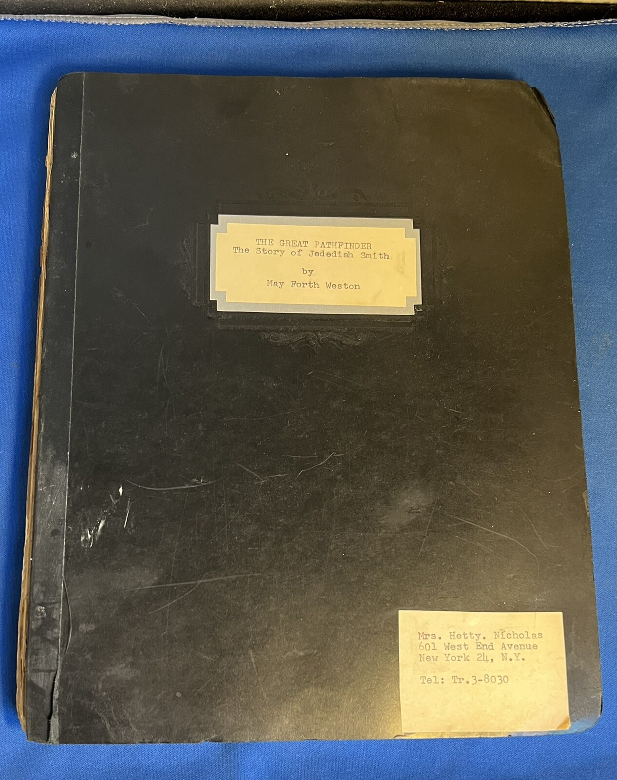 Antique the great pathfinder the story of Jedediah Smith by May Forth Weston