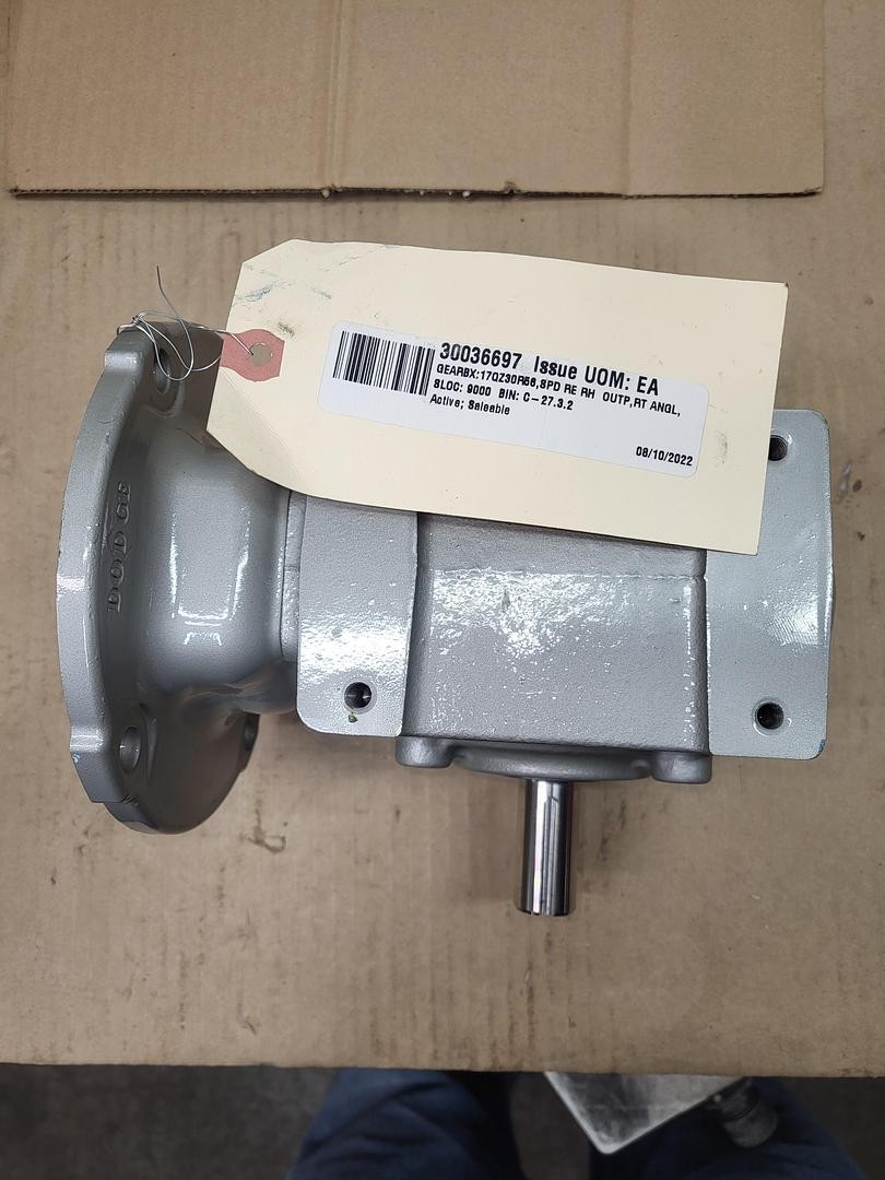 DODGE TIGEAR Right Angle Worm Gear Reducer 20QZ30L56 Ratio 30:1 *NEW - NO BOX**