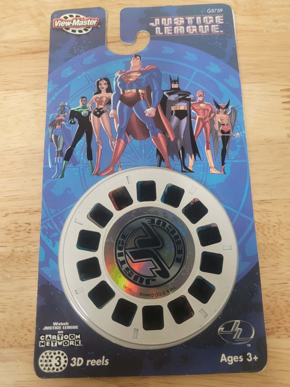 Viewmaster 3D  Reels Set Justice League Reels