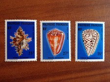 Polynesia Pa Num 114-116 ** MNH Year 1977 Shell
