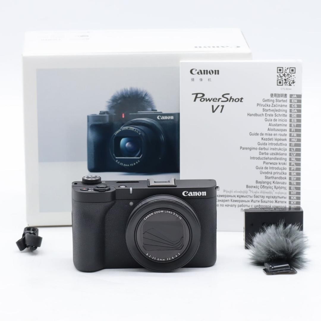 Canon PowerShot V1 Compact Digital Camera Tested Working Seller Japan