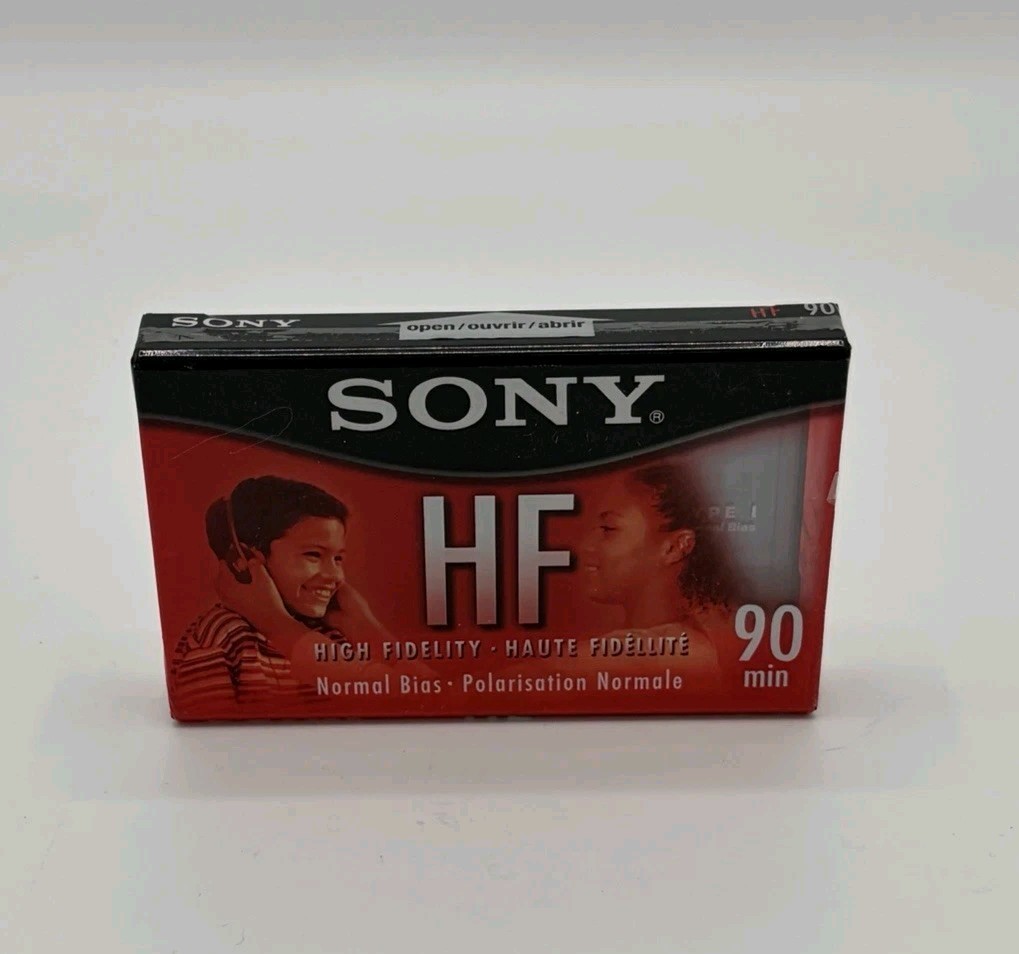 Sony HF 90 Normal Bias Blank Cassette C-90HFL - 90min- NEW