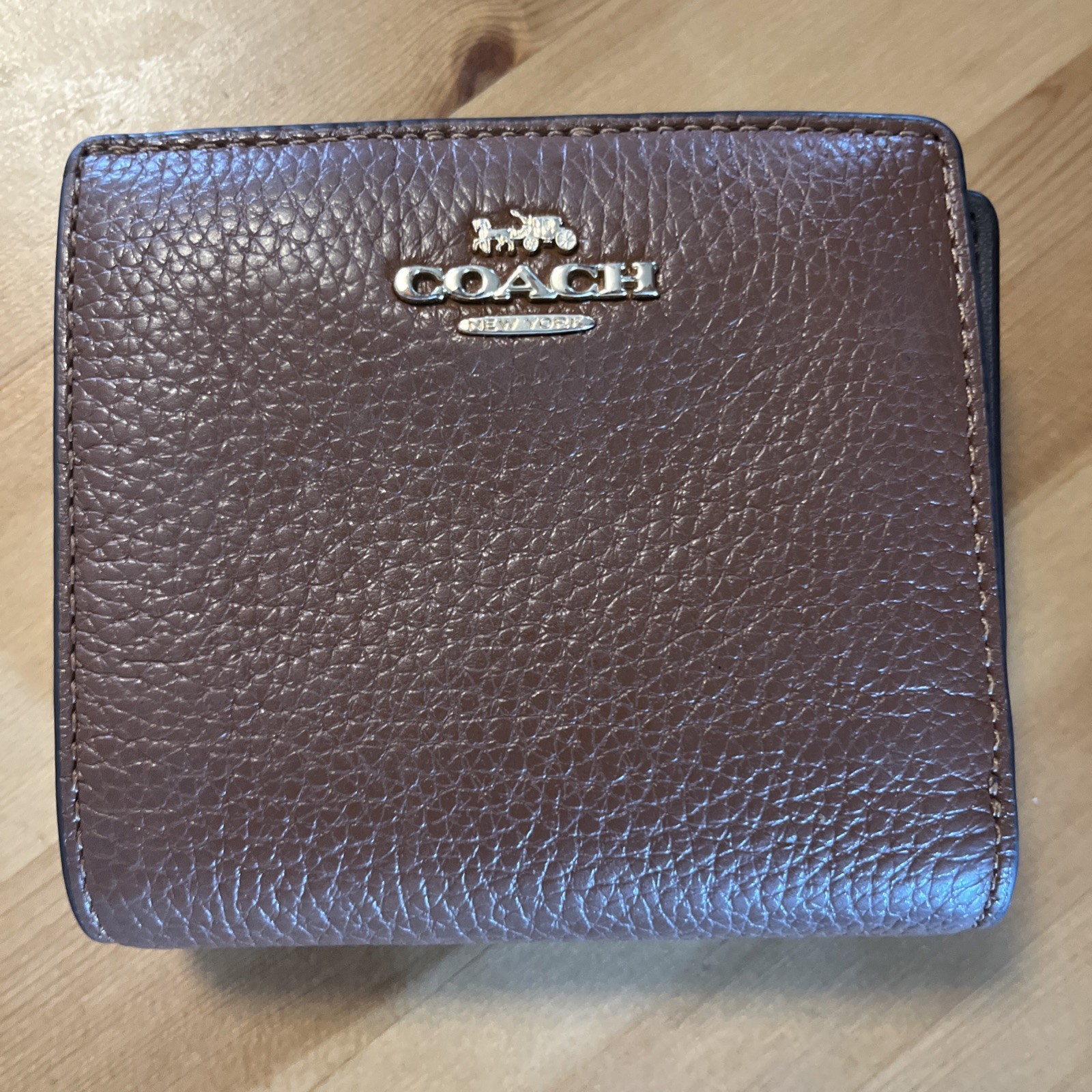 財布　coach  ウォレット　ブラウン