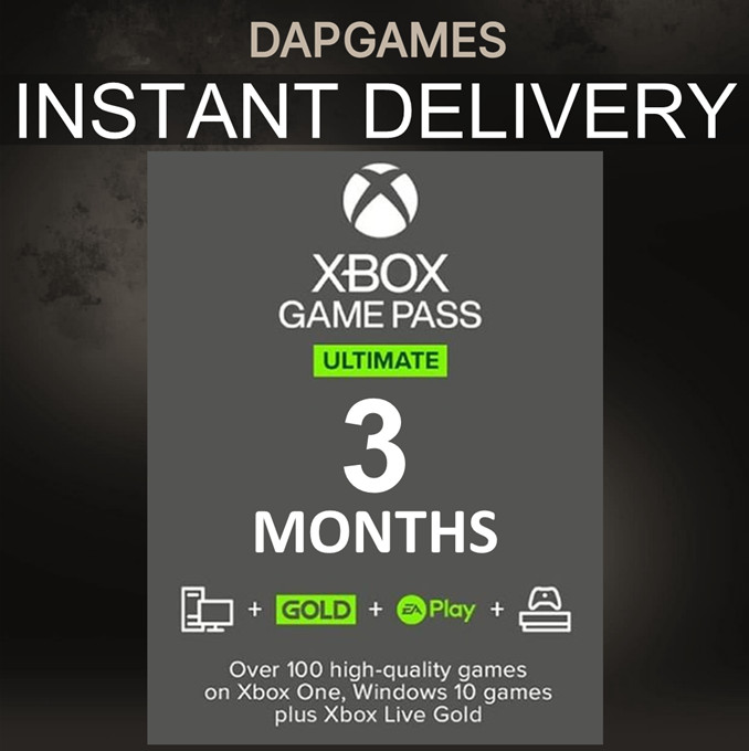 3 Months Xbox Game Pass Ultimate Membership FAST DELIVERY