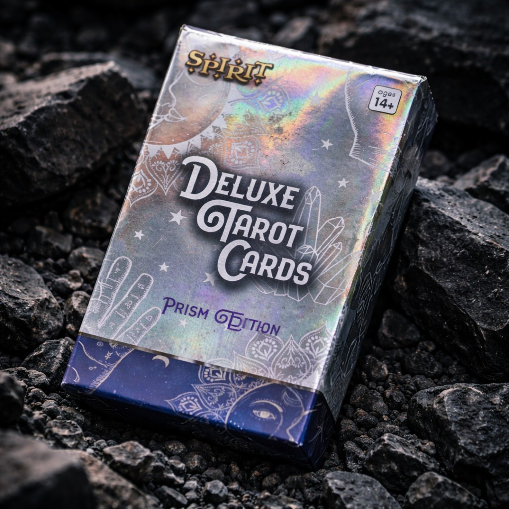 Spirit Deluxe Tarot Cards Prism Edition 78 Holographic Cards Complete 