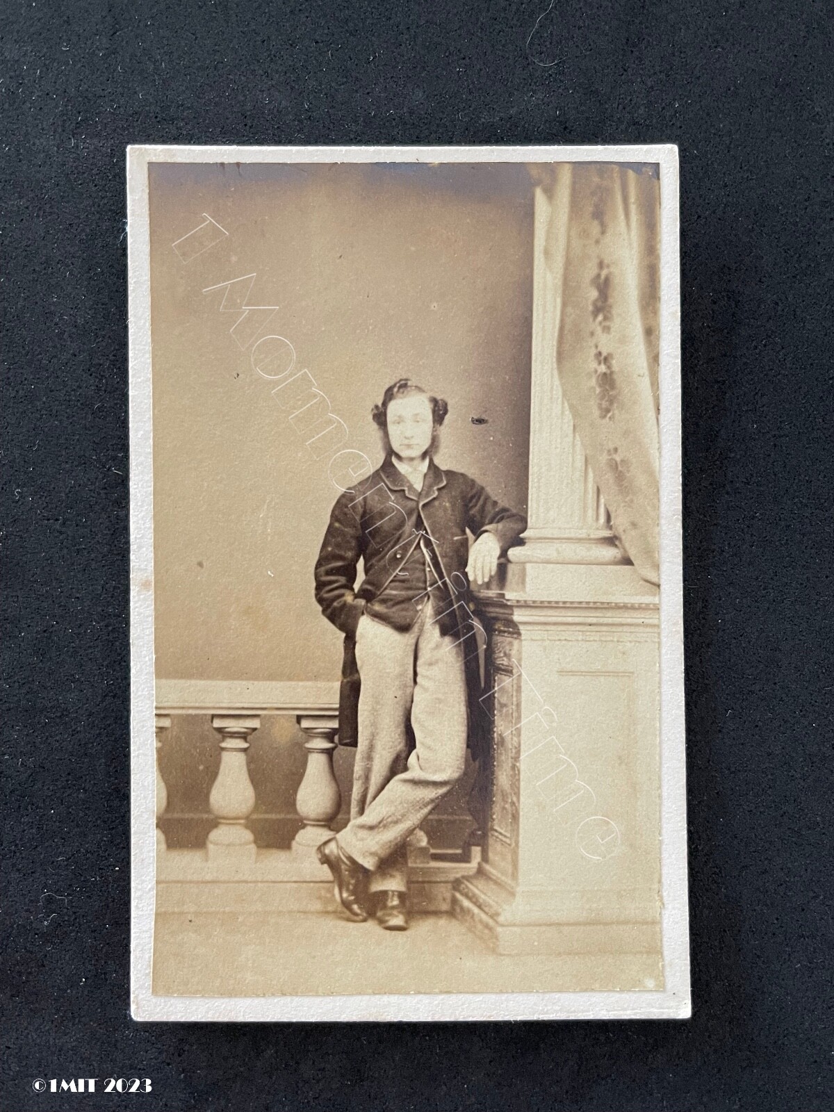 CDV Dapper Man, by Hills & Saunders Oxford Antique Victorian Fashion Photo