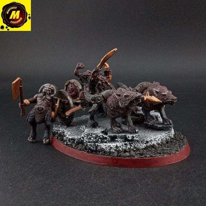 Goblin Wolf Chariot with Beastman - #160584 - Beasts of Chaos