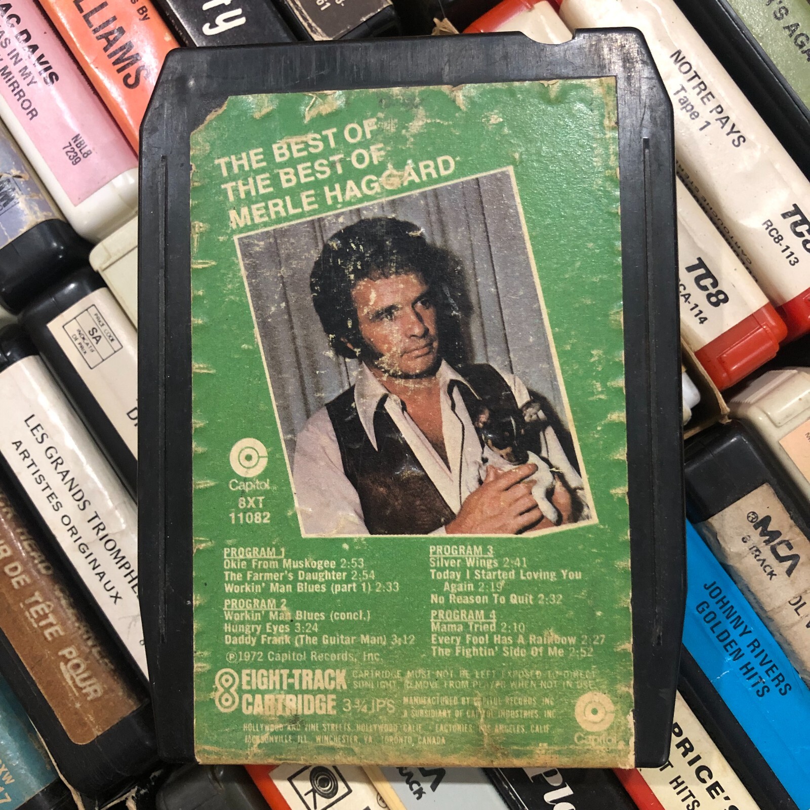 Merle Haggard : The best of the best of ,Lear Jet Stereo 8 Track Tape CANADA
