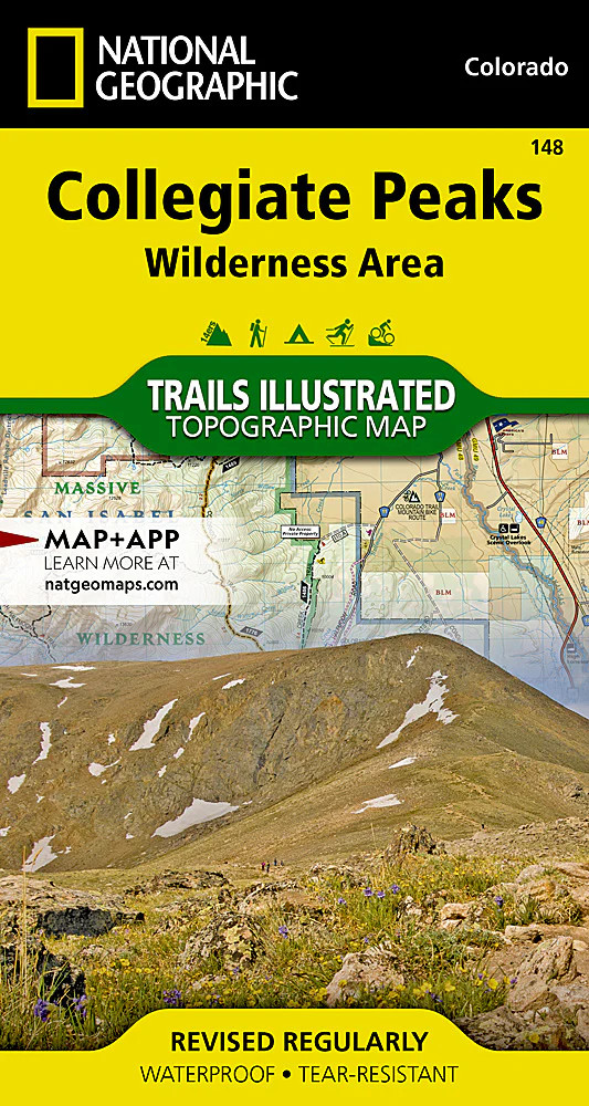 Collegiate Peaks Wilderness: Map #148