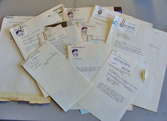 JERRY LEWIS TV SHOW 1960s  .... IDEAS GAGS  FOR SHOW  Lot of 10