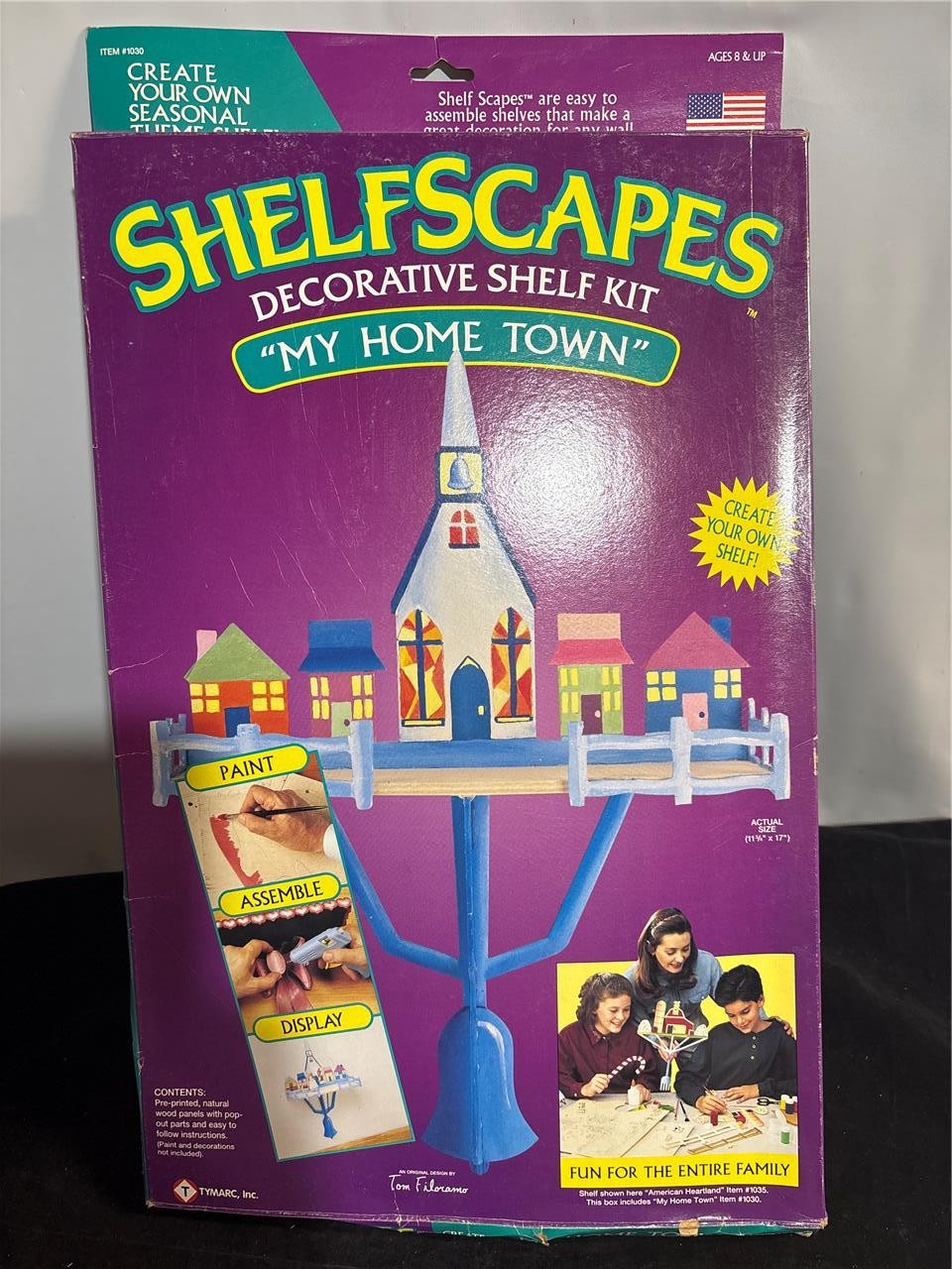 Vintage Shelf Scapes Decorative Shelf Kit My Home Town Tymarc Toys & Crafts 1030
